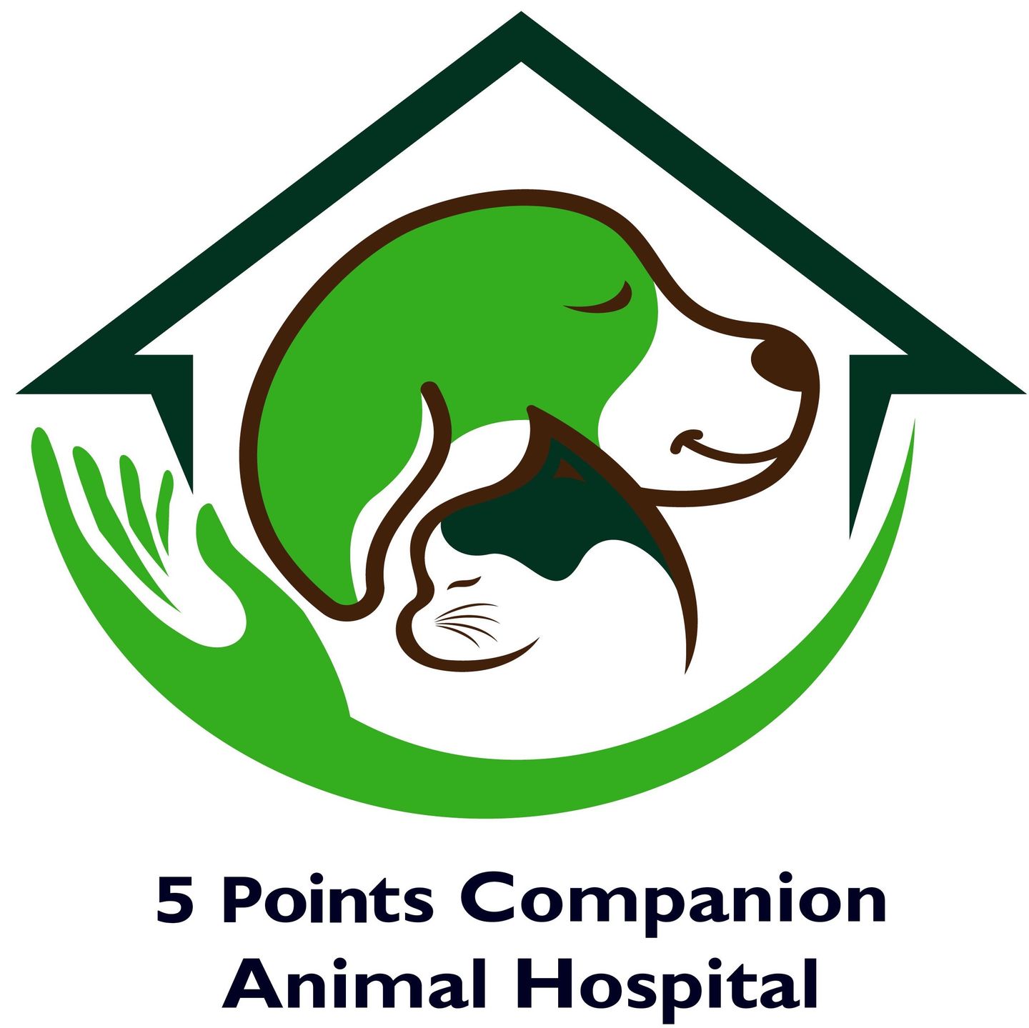 5 Points Companion Animal Hospital Logo